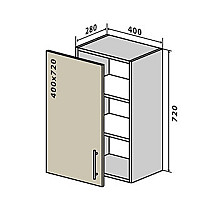 Кухня Gama Верхняя Секция №3 В40-720