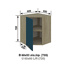 Кухня Доминика Верхняя секция В60-60