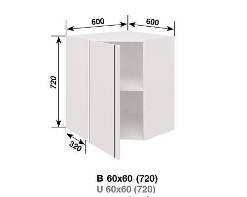 Кухня Смужка В60-60