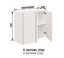 Кухня Смужка В60