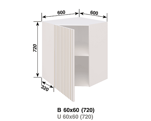 Кухня Смужка В60-60