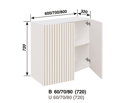 Кухня Смужка В70