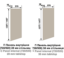 Кухня Софи П Панель внутреняя