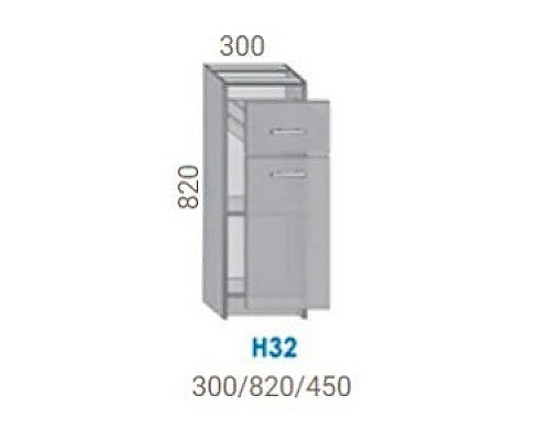 Нижняя секция Н32 кухня Ника 