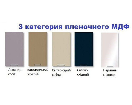 Кухня Аріель Антресоль А60-60 Прямий кут