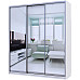 Шафа-купе Стандарт 3 двері фасади (Дзеркала)