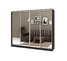 Шафа-купе Стандарт 4 двері фасади Дзеркало (H=2400)