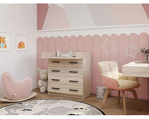 Комод 800 з пеленальною надбудовою