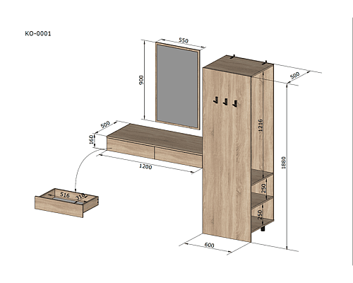Передпокій К-0001 Корнелія