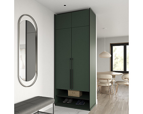 Шафа на 2 дверцят із штангою + антресоль R-0004 RAMO 