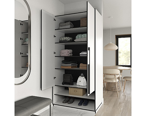 Шафа на 2 дверцят з полицями R-0003 RAMO 