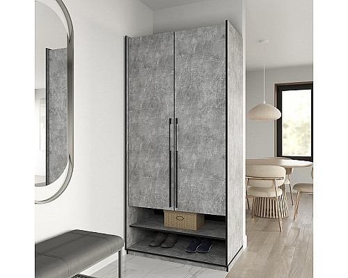 Шафа на 2 дверцят з полицями R-0003 RAMO 