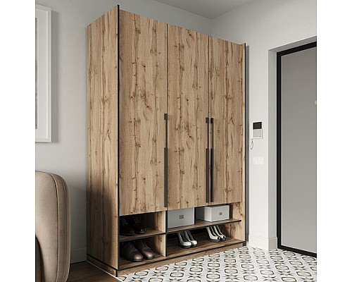 Шафа на 3 дверцят з полицями R-0005 RAMO 