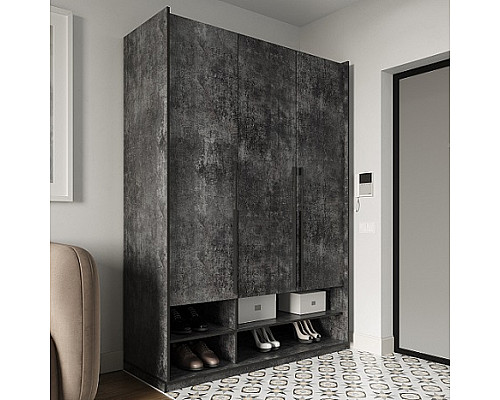 Шафа на 3 дверцят з полицями R-0005 RAMO 