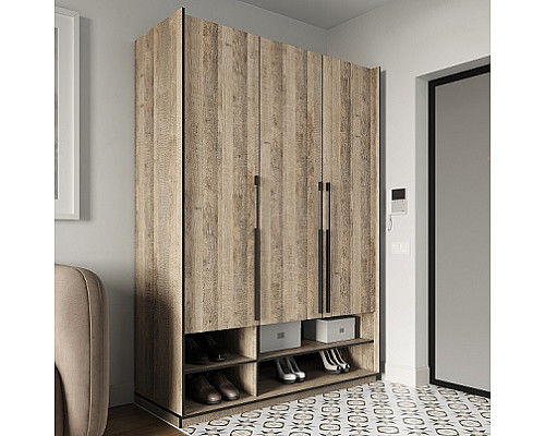 Шафа на 3 дверцят з полицями R-0005 RAMO 