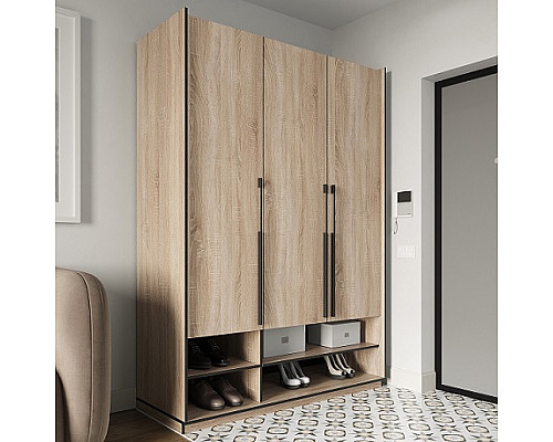 Шафа на 3 дверцят з полицями R-0005 RAMO 