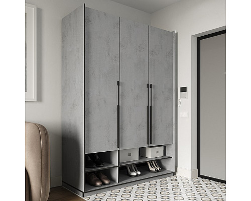 Шафа на 3 дверцят з полицями R-0005 RAMO 