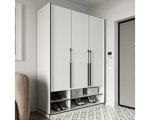 Шафа на 3 дверцят з полицями R-0005 RAMO 