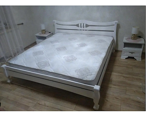 Далас дерев'яне ліжко з ламелями 1200/1400*1900/2000