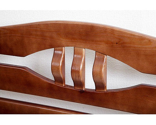 Далас дерев'яне ліжко з ламелями 1200/1400*1900/2000