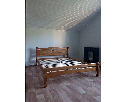 Далас дерев'яне ліжко з ламелями 1200/1400*1900/2000