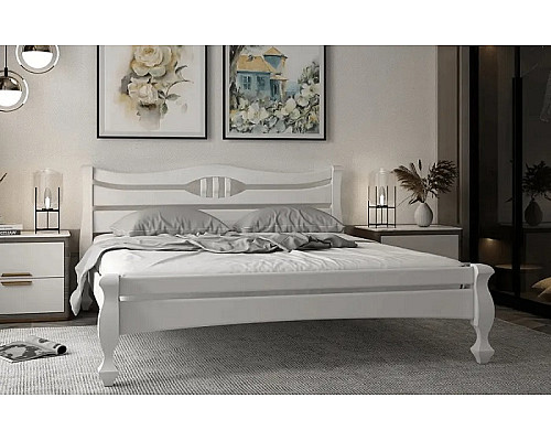 Далас дерев'яне ліжко з ламелями 1200/1400*1900/2000