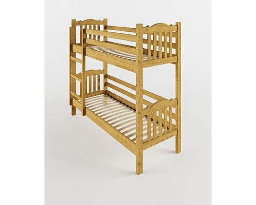 Тандем дерев'яне ліжко двохярусне 900*1900/2000