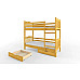 Тандем дерев'яне ліжко двохярусне 900*1900/2000
