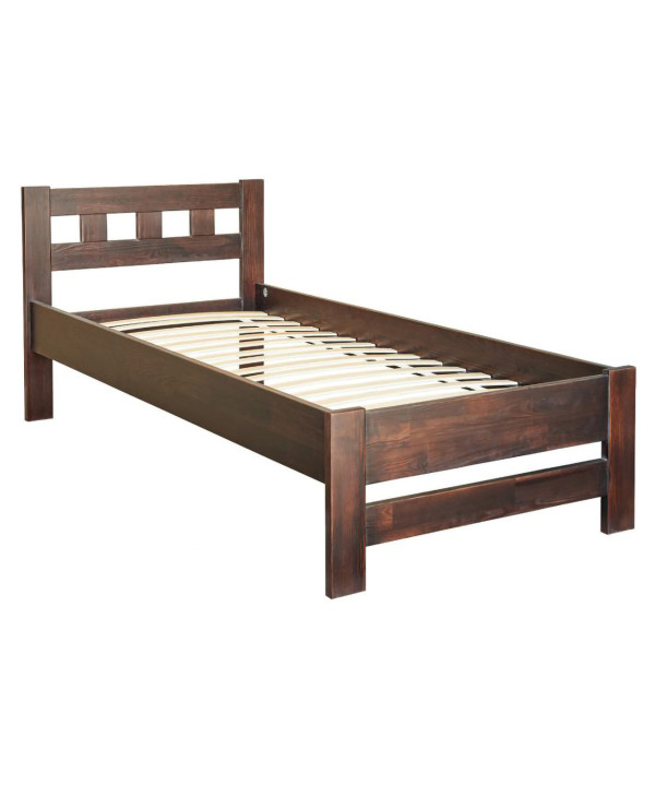 Дерев'яне ліжко Верона (сосна)  з ламелями 900*2000